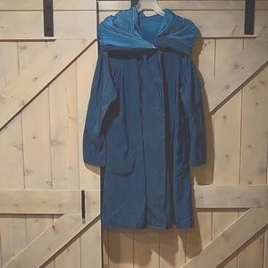 Headed to a Warmer Climate? Lite Wait Dramatic Raincoat Hooded